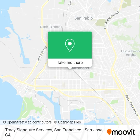 Tracy Signature Services map