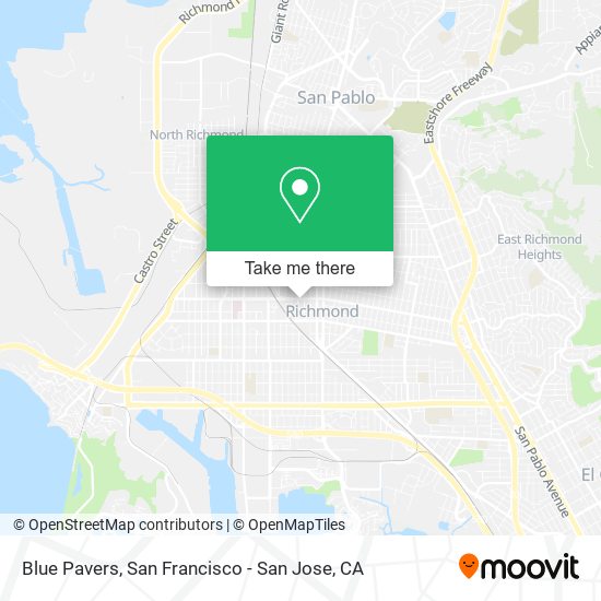 Mapa de Blue Pavers