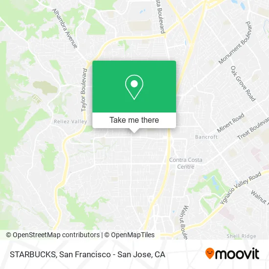 Mapa de STARBUCKS