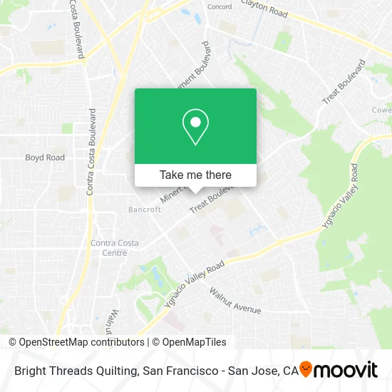 Bright Threads Quilting map