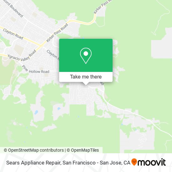 Sears Appliance Repair map