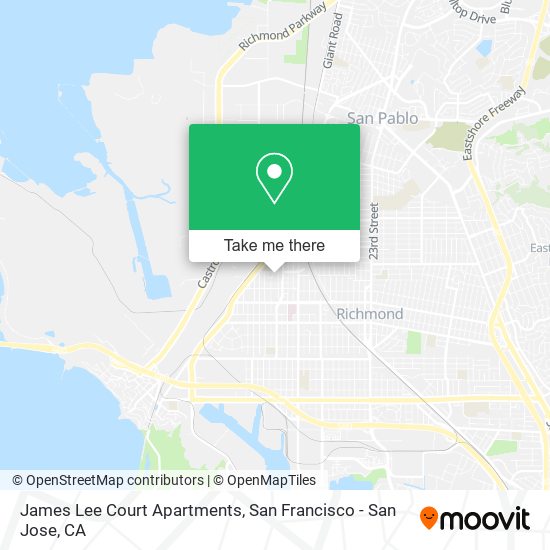 James Lee Court Apartments map