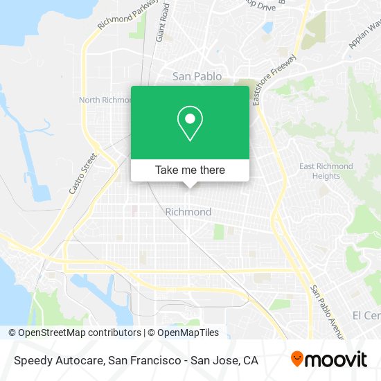 Mapa de Speedy Autocare