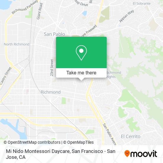 Mapa de Mi Nido Montessori Daycare