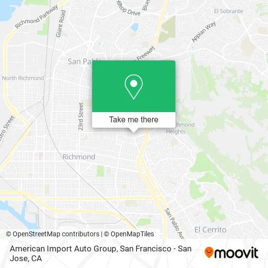 American Import Auto Group map