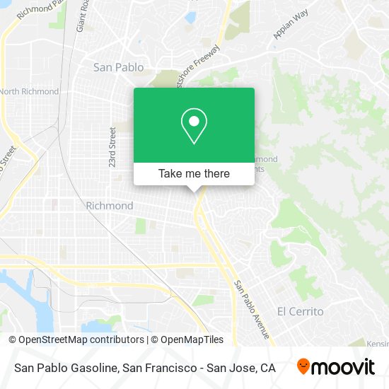 Mapa de San Pablo Gasoline