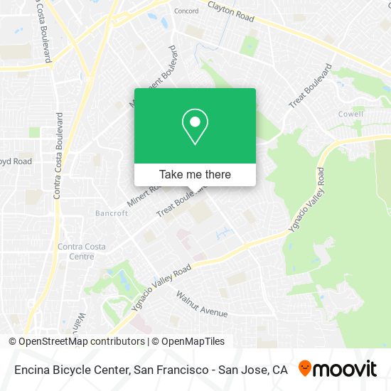 Encina Bicycle Center map