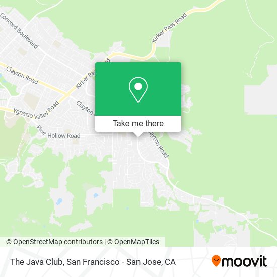 The Java Club map