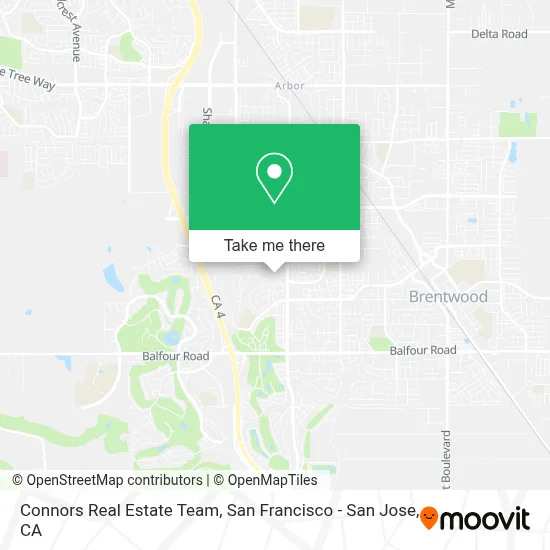 Connors Real Estate Team map