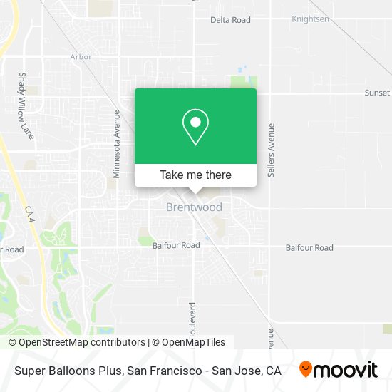 Mapa de Super Balloons Plus