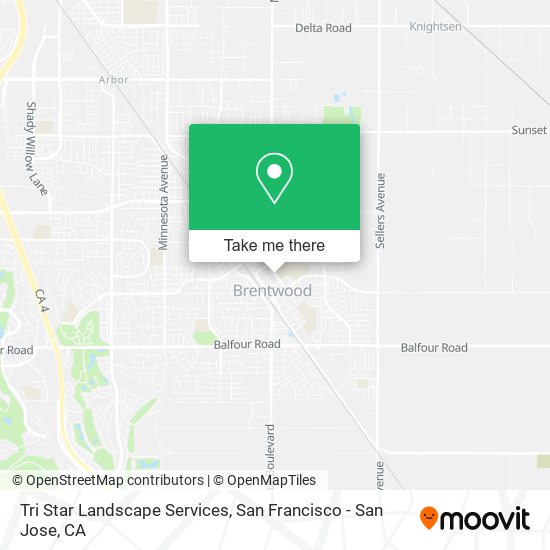 Tri Star Landscape Services map
