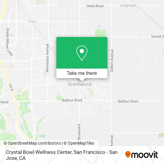 Crystal Bowl Wellness Center map