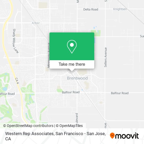 Western Rep Associates map