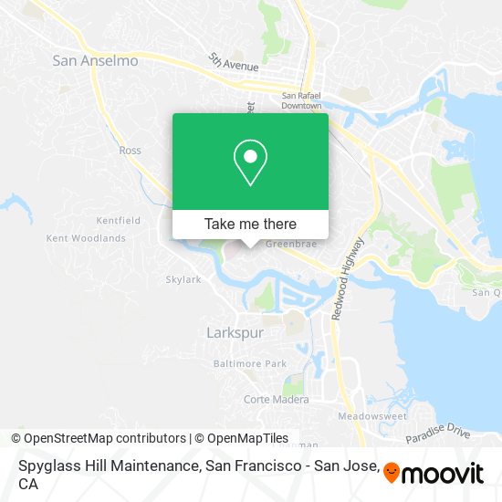 Spyglass Hill Maintenance map
