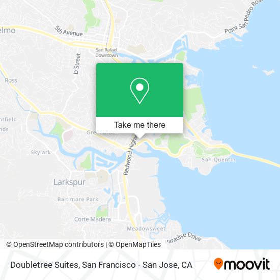 Mapa de Doubletree Suites