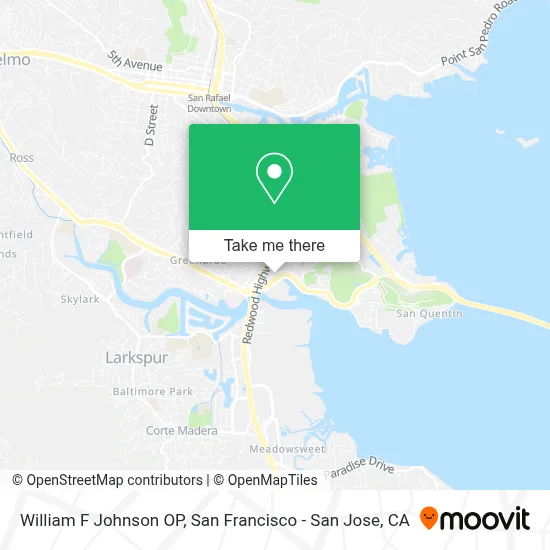 William F Johnson OP map