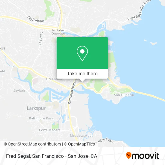 Fred Segal map