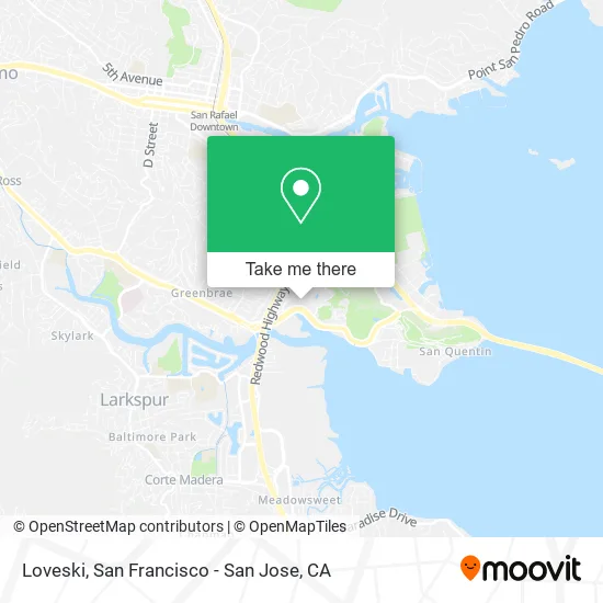 Loveski map
