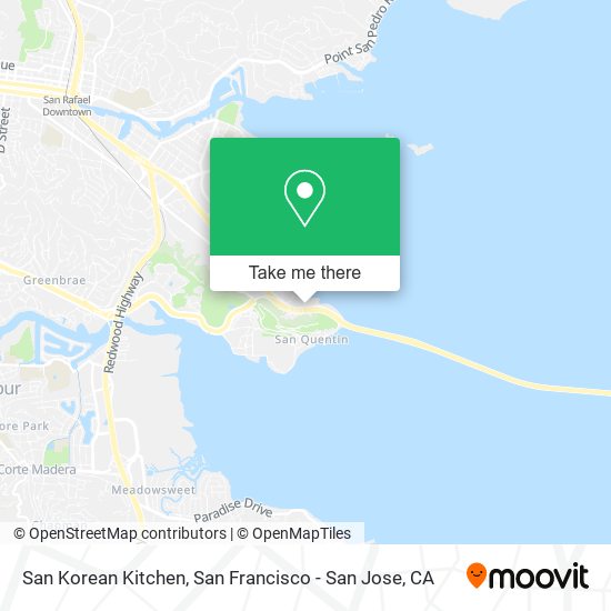 San Korean Kitchen map