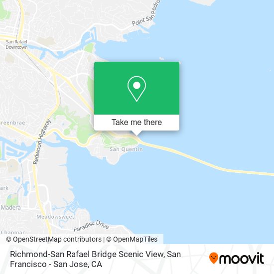 Mapa de Richmond-San Rafael Bridge Scenic View