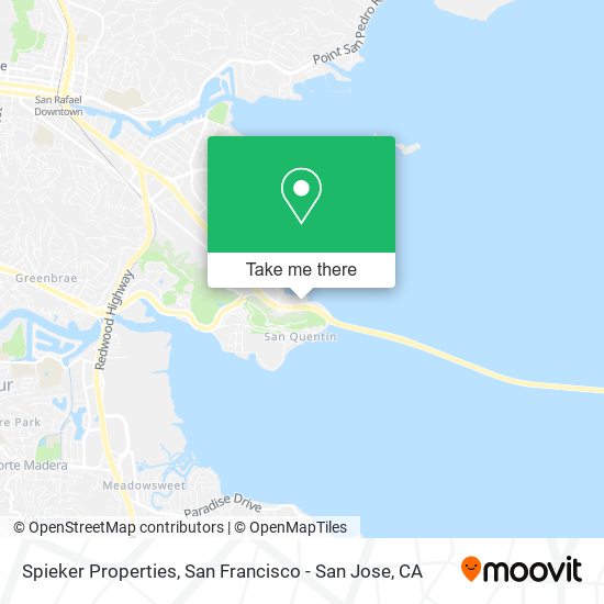 Spieker Properties map