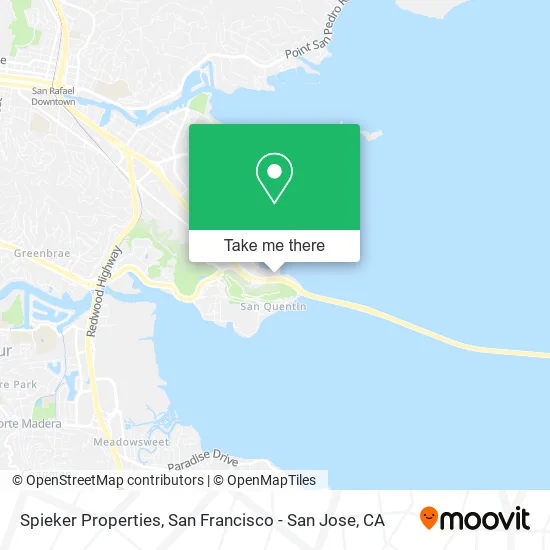 Mapa de Spieker Properties