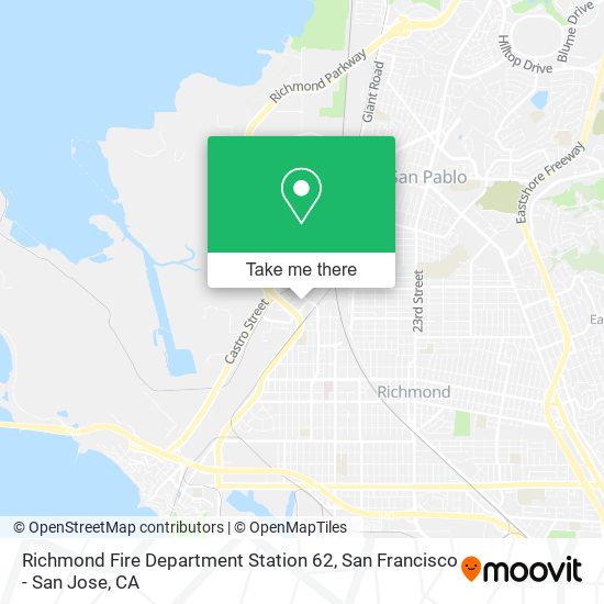 Richmond Fire Department Station 62 map