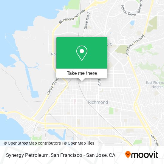 Mapa de Synergy Petroleum