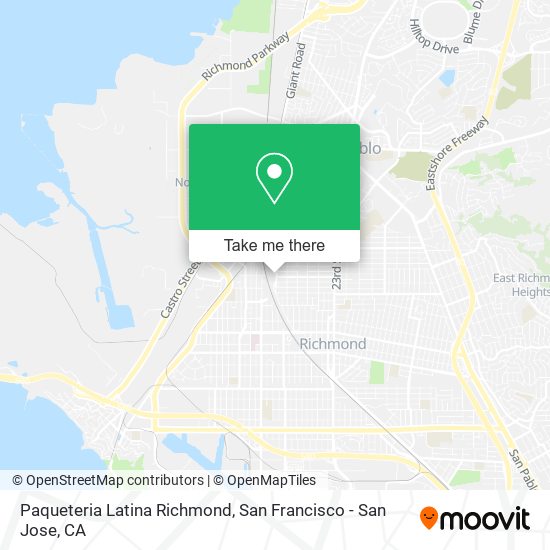 Paqueteria Latina Richmond map
