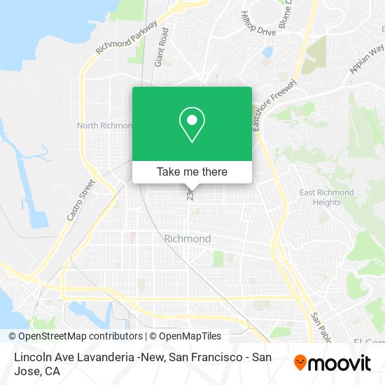 Lincoln Ave Lavanderia -New map