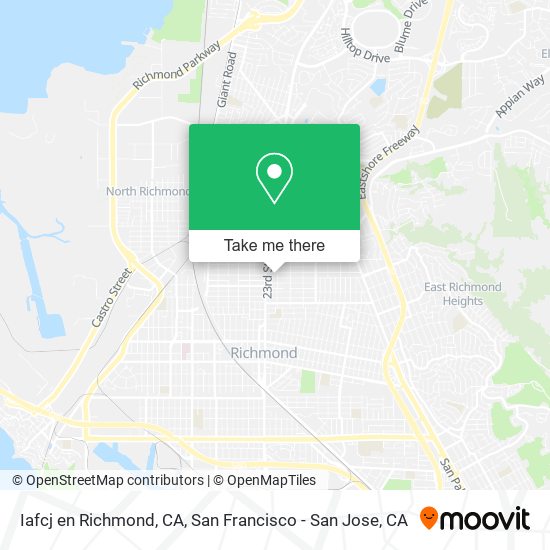 Mapa de Iafcj en Richmond, CA