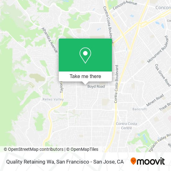 Mapa de Quality Retaining Wa