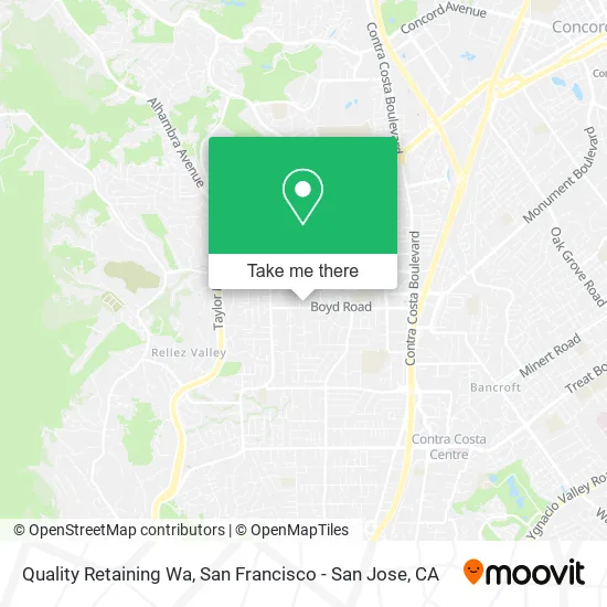 Mapa de Quality Retaining Wa