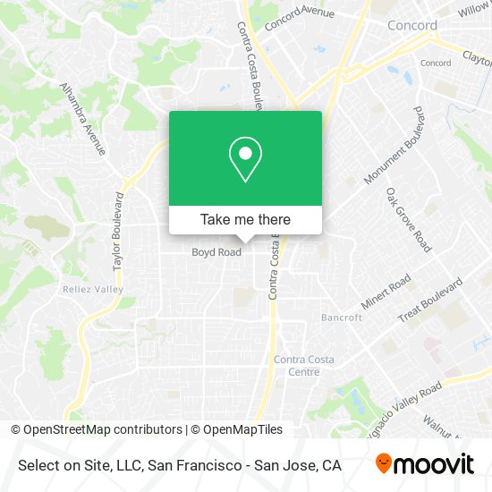 Mapa de Select on Site, LLC