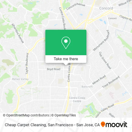 Mapa de Cheap Carpet Cleaning