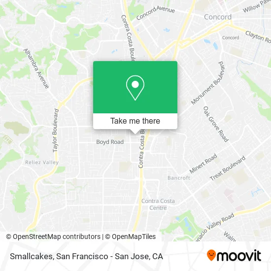 Mapa de Smallcakes