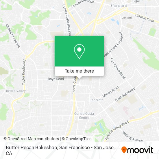 Butter Pecan Bakeshop map