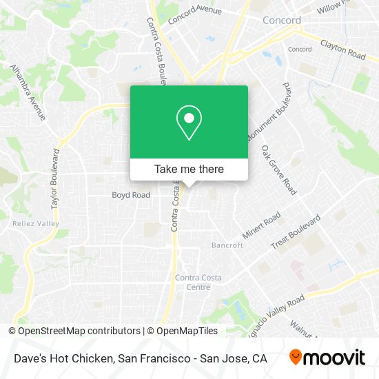 Mapa de Dave's Hot Chicken