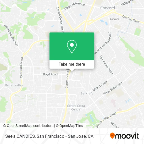 See's CANDIES map