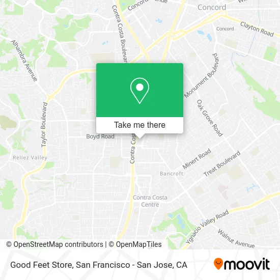 Good Feet Store map
