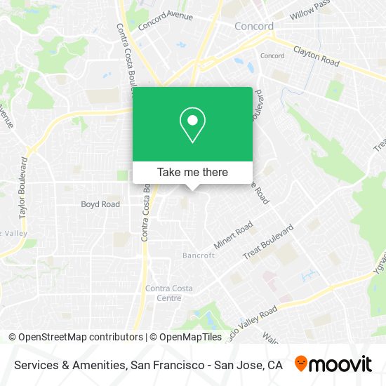 Mapa de Services & Amenities