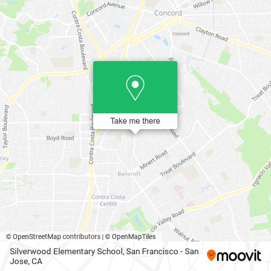 Silverwood Elementary School map