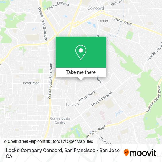 Locks Company Concord map