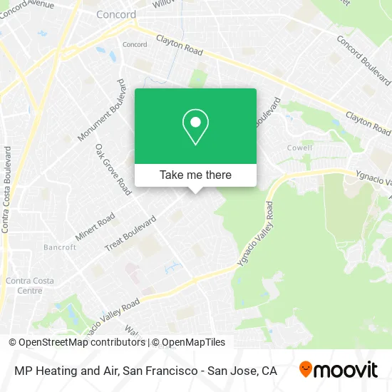 MP Heating and Air map