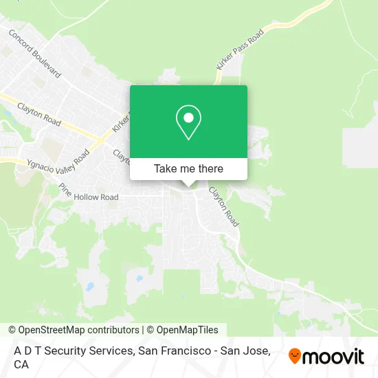 A D T Security Services map
