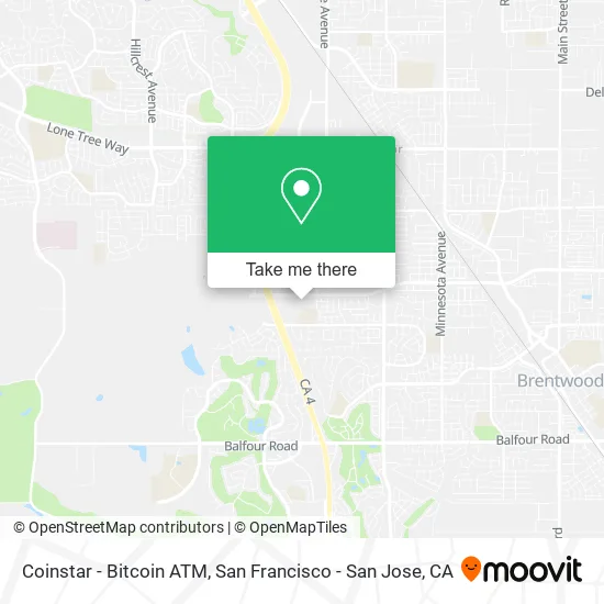 Coinstar - Bitcoin ATM map