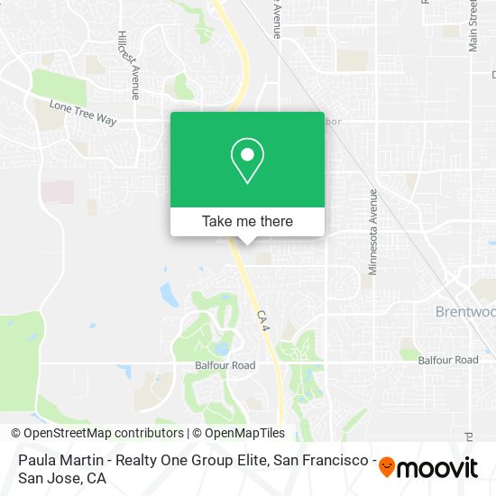 Paula Martin - Realty One Group Elite map