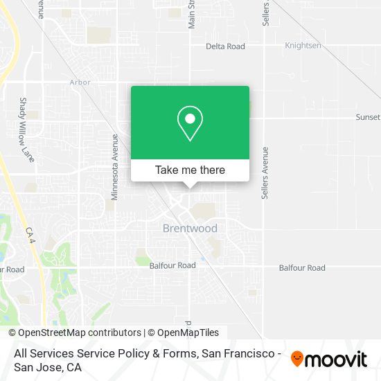 Mapa de All Services Service Policy & Forms
