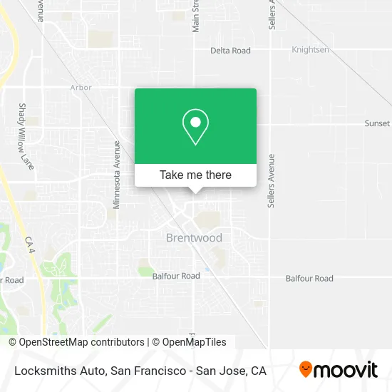 Locksmiths Auto map