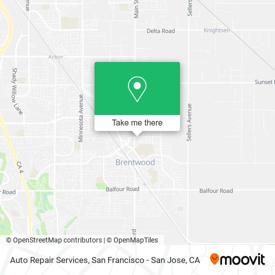 Auto Repair Services map